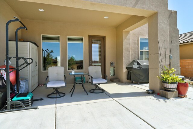 6240 Redroot St, Albuquerque, NM 87120 - view of patio featuring a grill