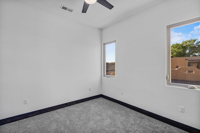 11 Del Cerro Ct, Los Lunas, NM 87031 - carpeted empty room featuring a ceiling fan and baseboards