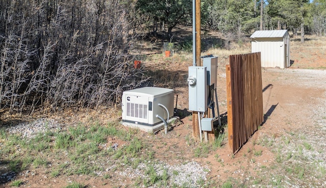31 Smokey Bear Rd, Ramah, NM 87321 - exterior view of electric meter