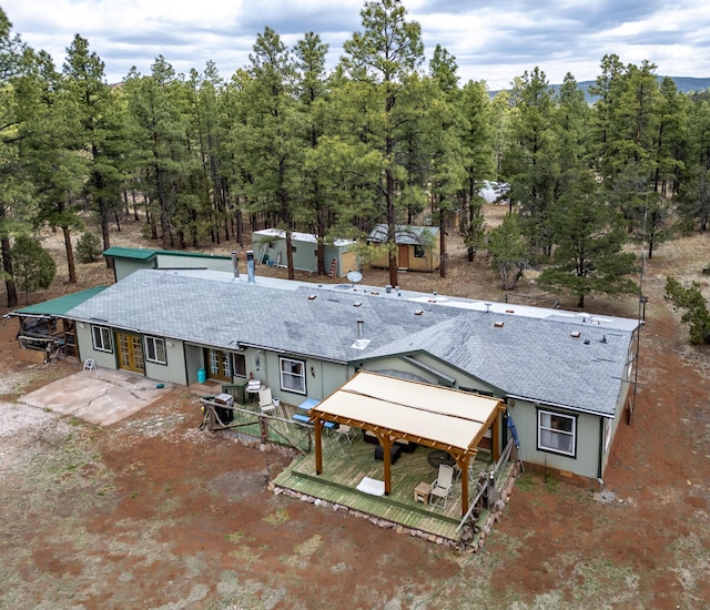 34 Halcon Rd, Ramah, NM 87321 - aerial view of property and surrounding area