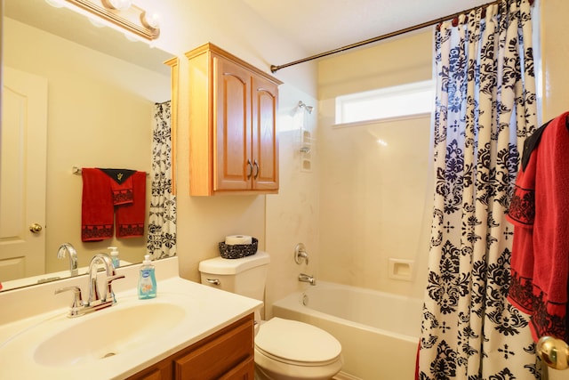 6105 Loro Ave NW, Albuquerque, NM 87114 - full bath with vanity, toilet, and shower / bath combination with curtain