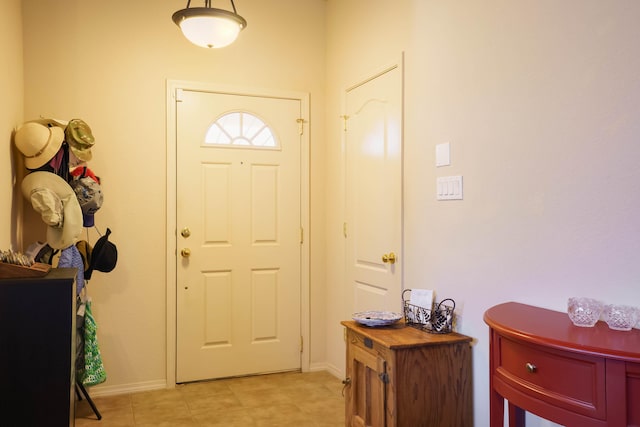 6105 Loro Ave NW, Albuquerque, NM 87114 - foyer with baseboards and light tile patterned floors