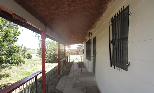 212 E Tingley Ave, Moriarty, NM 87035 - view of patio