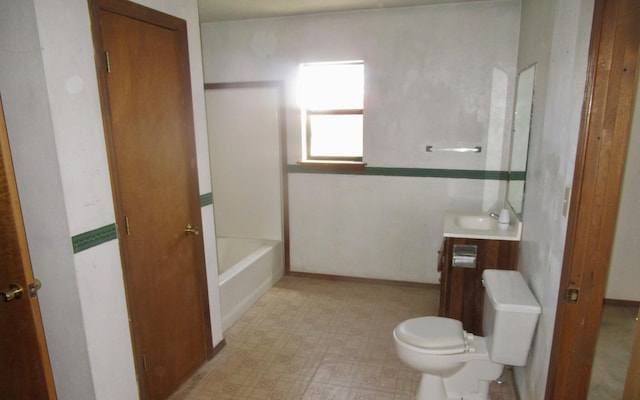 212 E Tingley Ave, Moriarty, NM 87035 - bathroom featuring vanity, a tub, tile patterned floors, and a shower