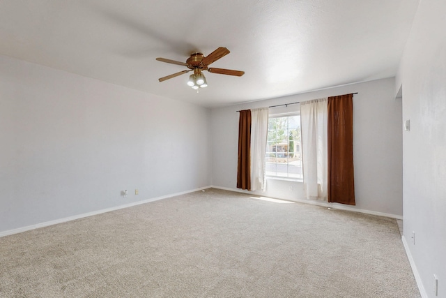 9913 Leyendecker Rd NE, Albuquerque, NM 87112 - unfurnished room with a ceiling fan, light colored carpet, and baseboards