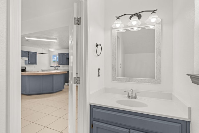 10504 W Connemara Ave SW, Albuquerque, NM 87121 - full bathroom with double vanity and tile patterned flooring