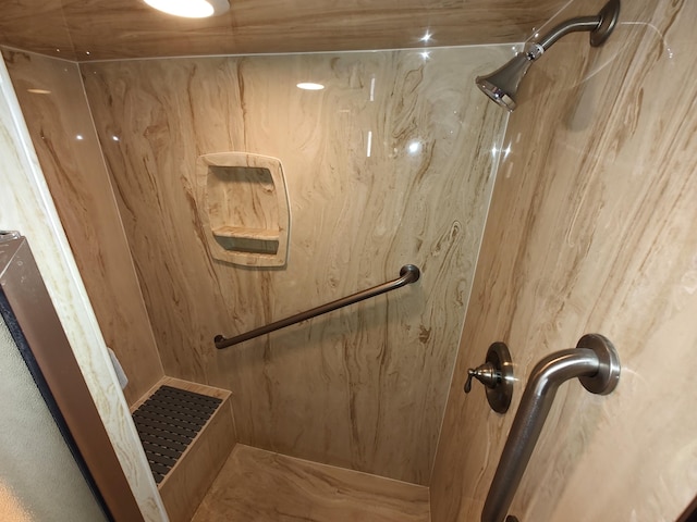 4111 El Cajon Ct SE, Rio Rancho, NM 87124 - bathroom view of a marble finish shower