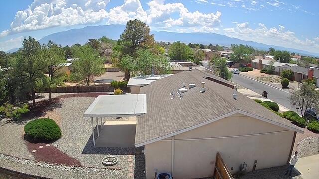 4111 El Cajon Ct SE, Rio Rancho, NM 87124 - view from above of property featuring a mountainous background