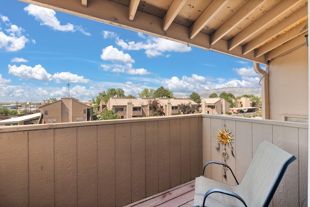 3867 Montgomery Blvd NE Unit 1633, Albuquerque, NM 87109 - balcony featuring a residential view and a mountain view