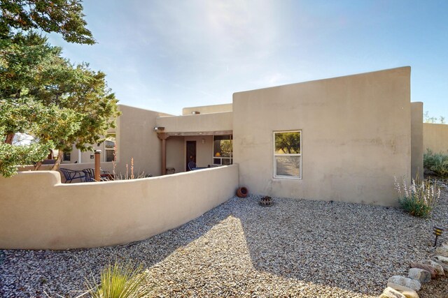 1 Seasons Cir, Placitas, NM 87043 - back of property featuring stucco siding