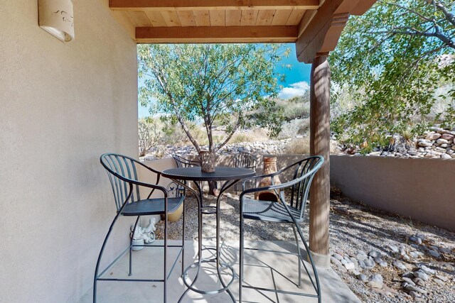 1 Seasons Cir, Placitas, NM 87043 - view of patio with outdoor dining space