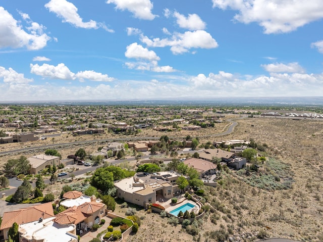 1572 Eagle Ridge Ct NE, Albuquerque, NM 87122 - aerial perspective of suburban area with a pool