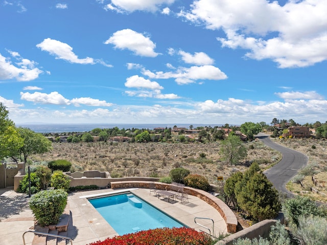 1572 Eagle Ridge Ct NE, Albuquerque, NM 87122 - outdoor pool with a patio area