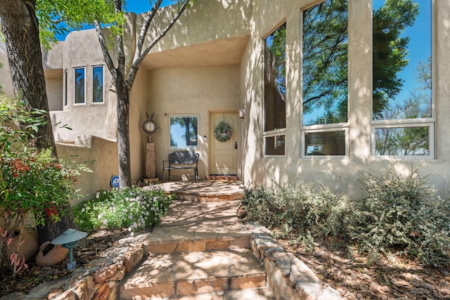 1572 Eagle Ridge Ct NE, Albuquerque, NM 87122 - property entrance featuring stucco siding