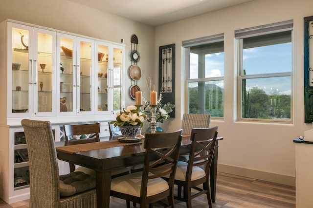 31 Express Blvd, Sandia Park, NM 87047 - dining area with wood finished floors and baseboards