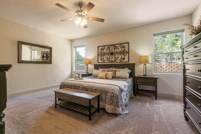 31 Express Blvd, Sandia Park, NM 87047 - bedroom with carpet, ceiling fan, and baseboards