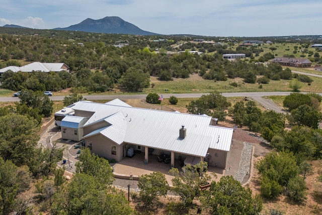 31 Express Blvd, Sandia Park, NM 87047 - aerial view of property and surrounding area featuring a mountain backdrop