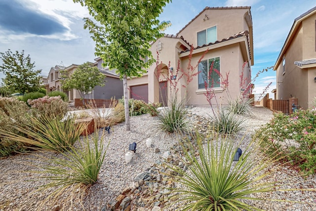 3034 Shannon Ln NE, Rio Rancho, NM 87144 - mediterranean / spanish house with stucco siding and a tiled roof