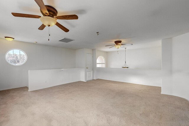 1034 Wagon Trail St, Los Lunas, NM 87031 - empty room featuring ceiling fan and carpet floors