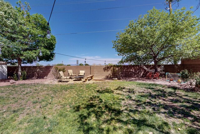 1034 Wagon Trail St, Los Lunas, NM 87031 - view of fenced backyard