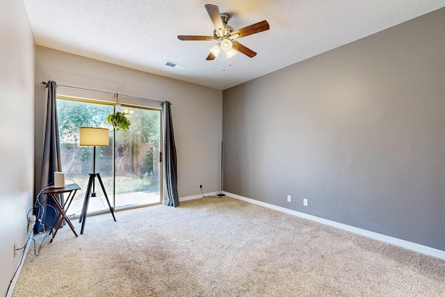 10809 Academy Ridge Rd NE, Albuquerque, NM 87111 - unfurnished room with carpet, a ceiling fan, and baseboards