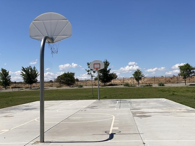 4871 Longs Peak Rd NE, Rio Rancho, NM 87144 - view of sport court with community basketball court