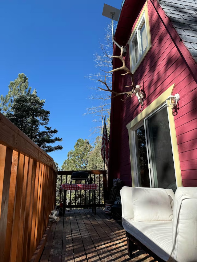 123 Pine Dr, Jemez Springs, NM 87025 - view of deck