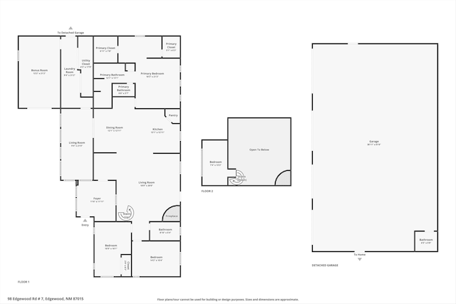 98 Edgewood Unit 7, Edgewood, NM 87015 - view of property floor plan