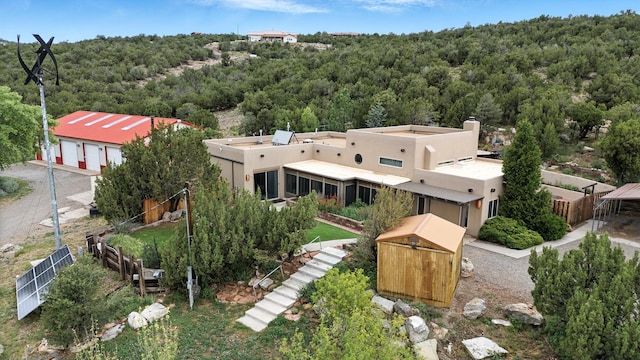 98 Edgewood Unit 7, Edgewood, NM 87015 - view from above of property featuring a heavily wooded area