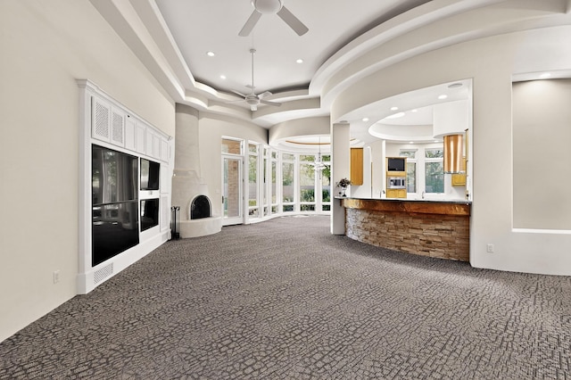 2600 Griegos Pl NW, Albuquerque, NM 87107 - welcome area featuring a ceiling fan and recessed lighting