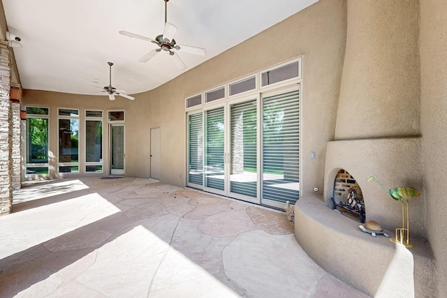 2600 Griegos Pl NW, Albuquerque, NM 87107 - view of patio with a ceiling fan
