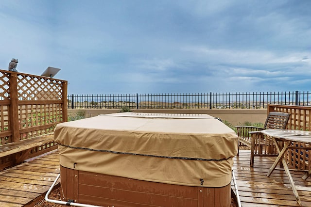 2927 Kings Canyon Loop NE, Rio Rancho, NM 87144 - view of wooden deck