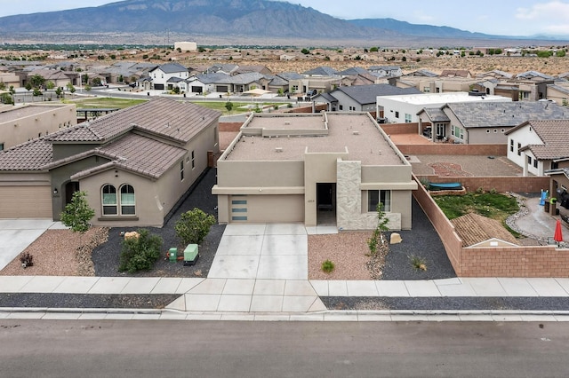 6854 Cleary Loop NE, Rio Rancho, NM 87144 - aerial view of residential area featuring a mountainous background