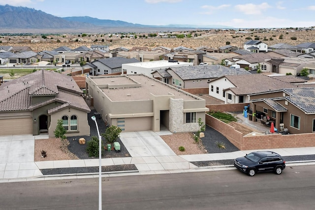 6854 Cleary Loop NE, Rio Rancho, NM 87144 - aerial perspective of suburban area featuring a mountain backdrop