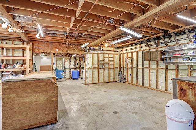 280 Ponderosa Way, Jemez Springs, NM 87025 - unfinished basement with a water pressure tank