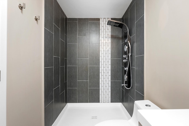 8320 Cherry Hills Dr NE, Albuquerque, NM 87111 - bathroom with a stall shower and toilet