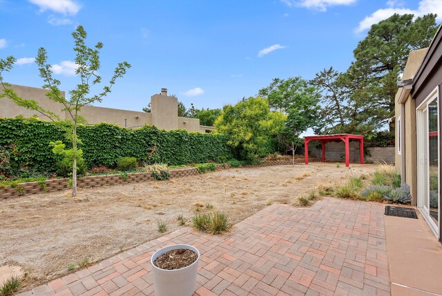 8320 Cherry Hills Dr NE, Albuquerque, NM 87111 - view of patio / terrace with a gazebo