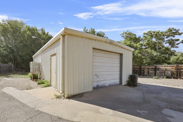 9705 Rio Grande Blvd NW, Albuquerque, NM 87114 - detached garage with driveway