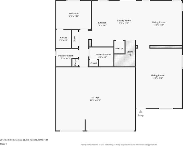 2613 Camino Catalonia SE, Rio Rancho, NM 87124 - room layout