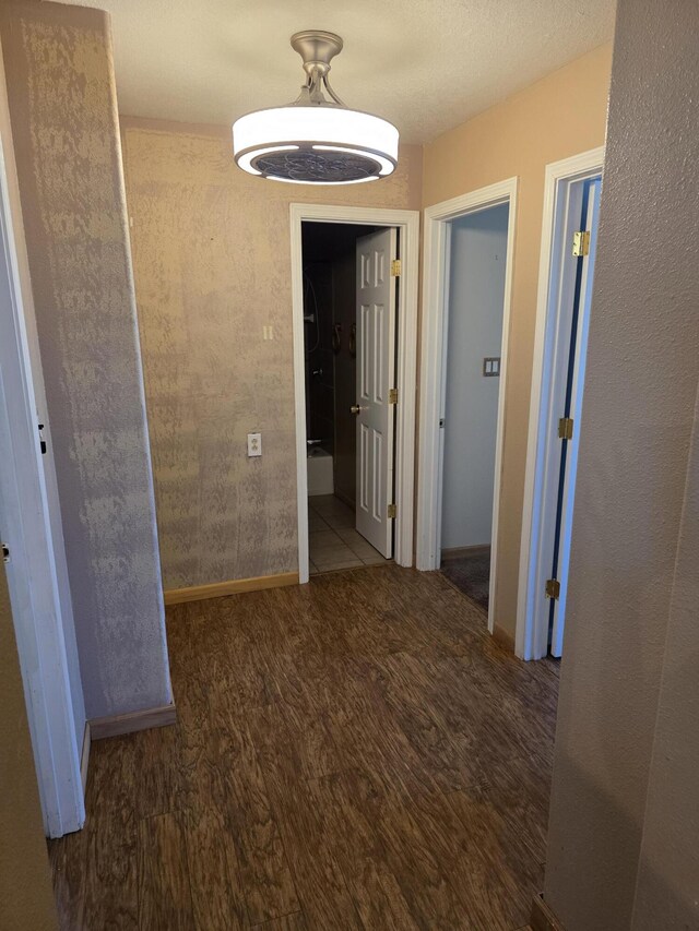 8 Revelations Pl SW, Los Lunas, NM 87031 - hall with wood finished floors and baseboards