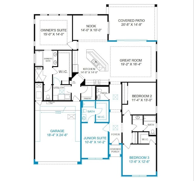 6921 Archer Rd, Rio Rancho, NM 87144 - home floor plan