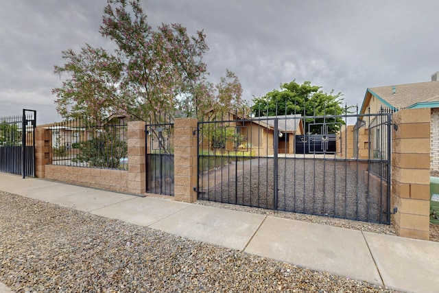 6322 Lamy St NW, Albuquerque, NM 87120 - gate with a fenced front yard