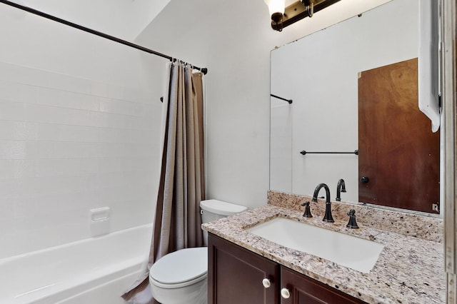 6322 Lamy St NW, Albuquerque, NM 87120 - bathroom with toilet, vanity, and shower / bath combo with shower curtain