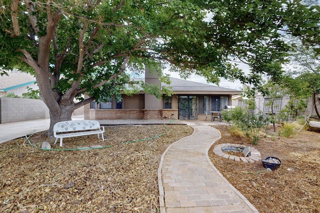 6322 Lamy St NW, Albuquerque, NM 87120 - view of front of home with brick siding