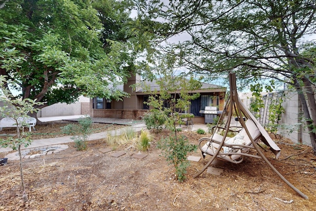 6322 Lamy St NW, Albuquerque, NM 87120 - rear view of property featuring brick siding