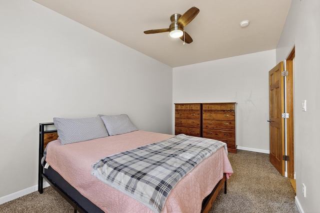 1365 Wilkes Way SE, Rio Rancho, NM 87124 - carpeted bedroom with baseboards and ceiling fan