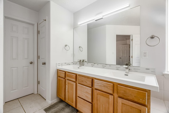 1343 San Juan Ct NE, Rio Rancho, NM 87144 - bathroom with tile patterned flooring and double vanity