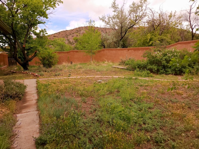 83 Paseo De San Antonio Rd, Placitas, NM 87043 - view of yard with a mountain view
