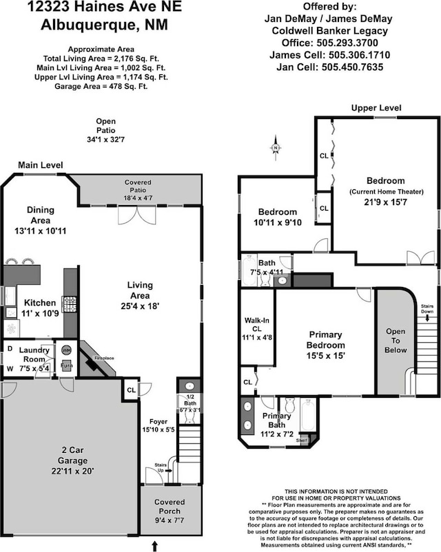 12323 Haines Ave NE, Albuquerque, NM 87112 - property floor plan