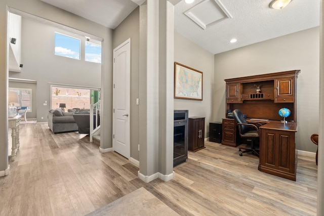 4118 Pico Norte Ln NE, Rio Rancho, NM 87124 - office space with light wood-style flooring and baseboards